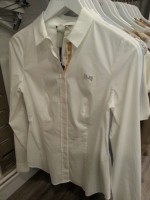 blusa georgette  manga larga